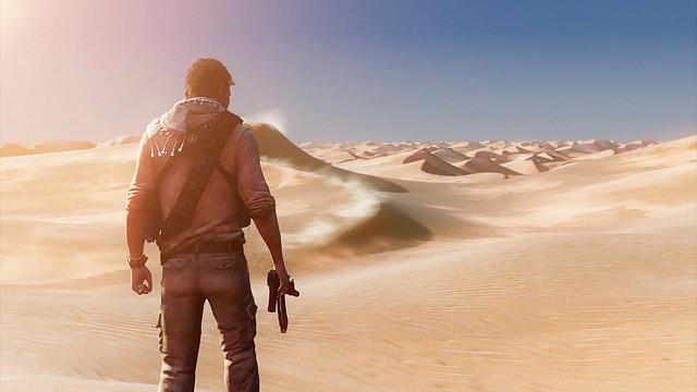 PlayStation's tweet image. The Uncharted we love, now remastered for PS4. See what's new in The Nathan Drake Collection: bit.ly/1JZZvt5