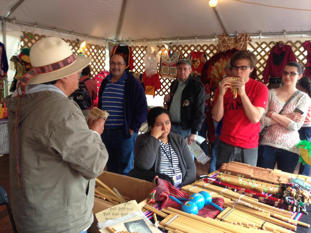 taylorCknight's tweet photo. Zapoña flutes at #richmondfolkfest http://t.co/IXzQQQPXW0