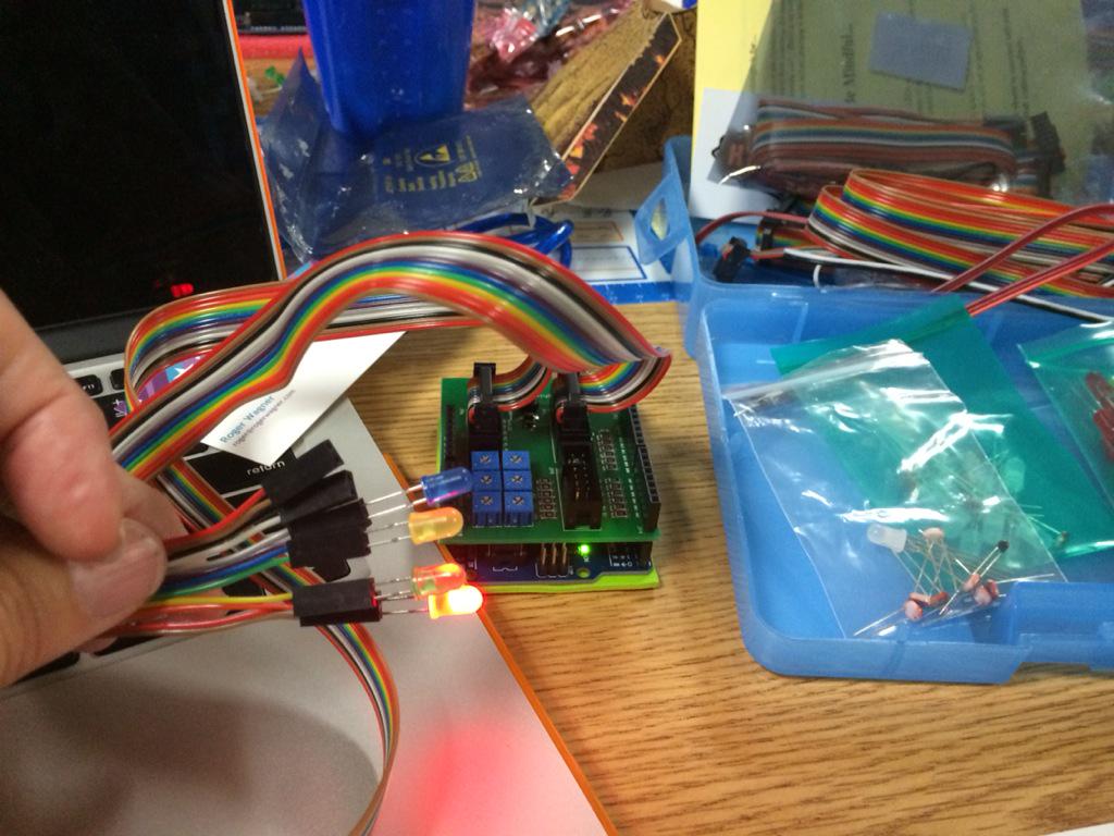 TerriPrice's tweet image. Yup, that&apos;s a #Hyperduino Spending Saturday to learn to implement #eusdlearns