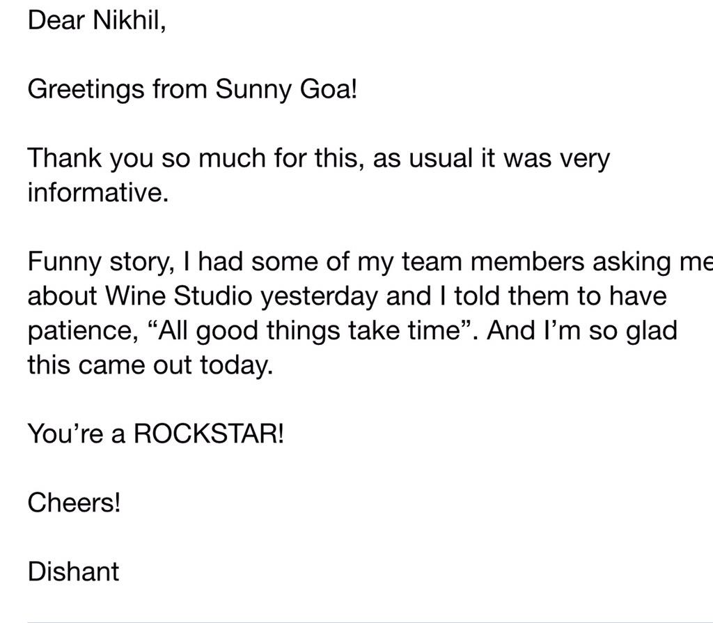 nik_mujumdar's tweet photo. @sachin_hotelie @elvismarktaylor @TilakMehta #winestudionewsletter #11thedition is #released and #firstappreciation http://t.co/GWi4Gud35s