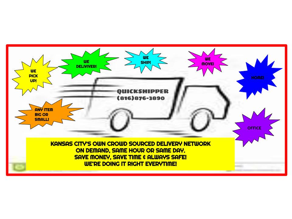 QuickClickCorp's tweet image. KANSAS CITY. NEED SOMETHING SHIPPED DELIVERED MOVED OR HAULED?
TODAY IS DISCOUNT DAY! VISIT : ow.ly/TfT96