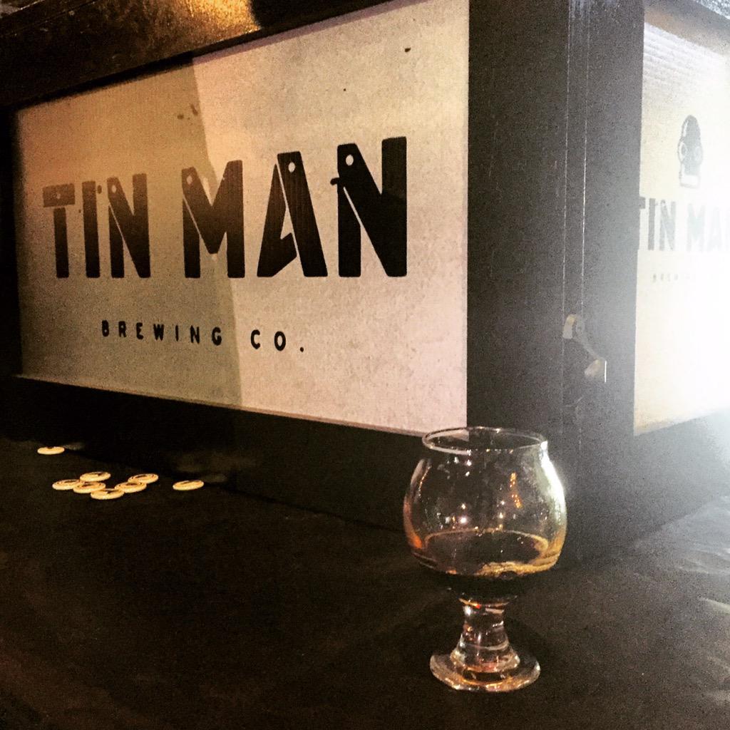 DrinkIndiana's tweet photo. .@TinManBrewing's Bourbon Barrel Csar reps the day's theme at #BoBfest2015. http://t.co/NR2zkYumWV