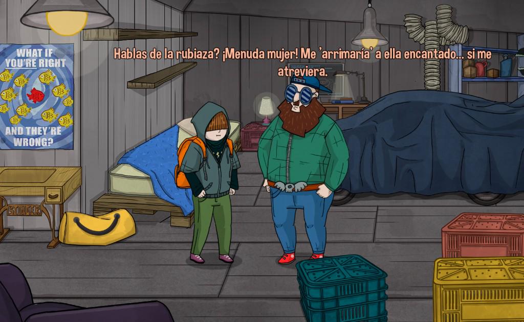javifugitivo's tweet photo. #screenshotsaturday #indiedev #gamedev  #speakofthecloud @ElcheJuega  Another room finished! Freak speaks spanish! http://t.co/19nBPRVcHk