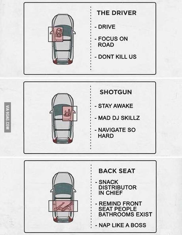 Know your role during a road trip. I love being the shotgun guy.
9gag.com/gag/a9PDjb6?re…