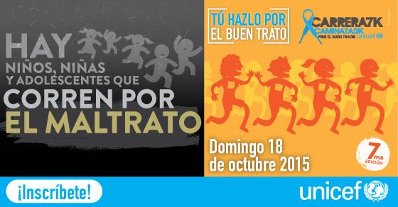 Hay niños que corren por el Maltrato, tú hazlo por el #BuenTrato con <a href="/unicefvenezuela/">UNICEF Venezuela</a> ¡Todavía estas a tiempo!