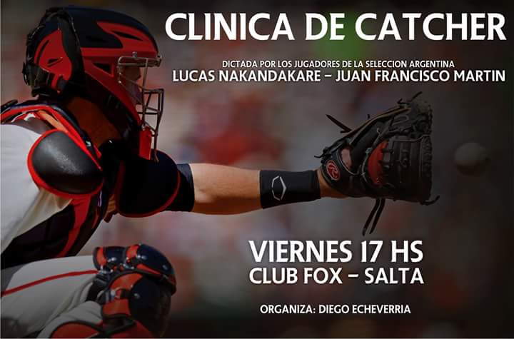SaltaBeisbol's tweet photo. Clinica de catcher para todas las edades! Mejora tu técnica junto a los jugadores de la seleccion Argentina #Beisbol http://t.co/JrvpwnOFfR