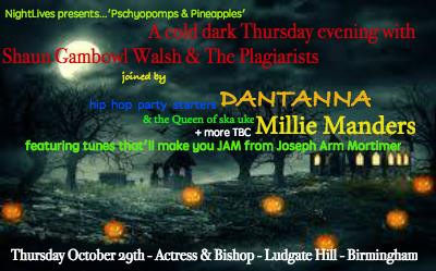 MillieManders's tweet image. I'm on tour and heading to BIRMINGHAM 29th Oct! @TheActressBham with @ShaunGambowl @DantannaBeatz £5 in!