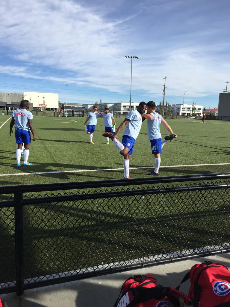profecampos's tweet photo. Good luck to @edcfcbby their first game in Calgary at the 2015 Canadian #ChallengeTrophy vs @YellowknifeFC http://t.co/ds1HrusQJm