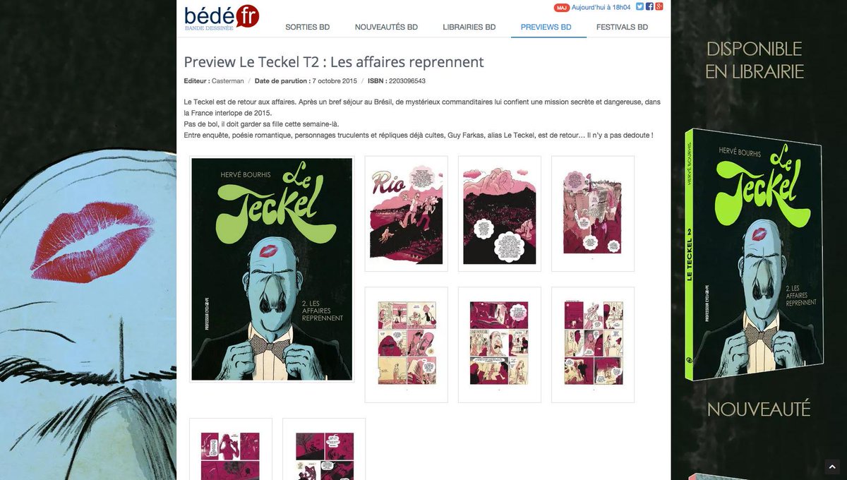 bedefr's tweet photo. PREVIEW #bd : Le Teckel Tome 2 : Les affaires reprennent aux éditions @CastermanBD : http://t.co/eVuw3ctA0y http://t.co/IttHOZRGh4