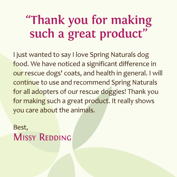 SpringNaturals's tweet image. Thanks, Missy! #kindwords