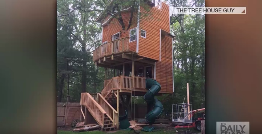 Luckiest Kids Grandpa Builds Epic Story Treehouse Grandchildren