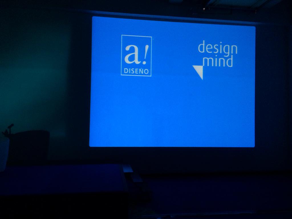 3indesign's tweet photo. En el congreso a! Diseño, a punto de empezar!!! http://t.co/AkVlwMORus