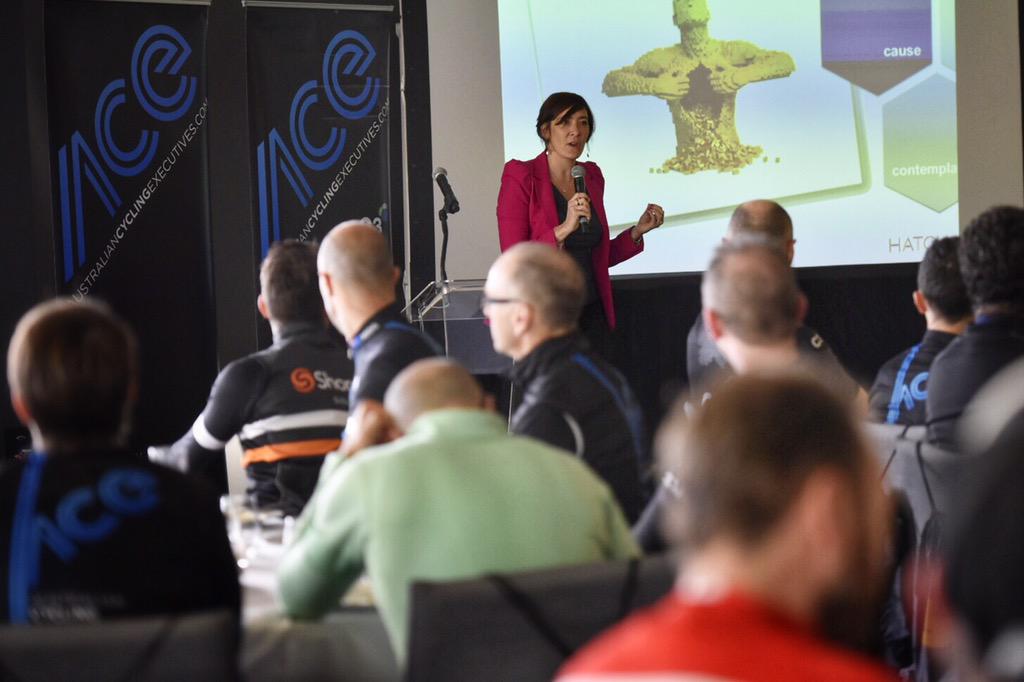 KatherineLBates's tweet photo. Monica Hatch, TED speaker, sharer of extraordinary ideas. @cyclingstrategy #ConExSus http://t.co/ne0J3H5x0q