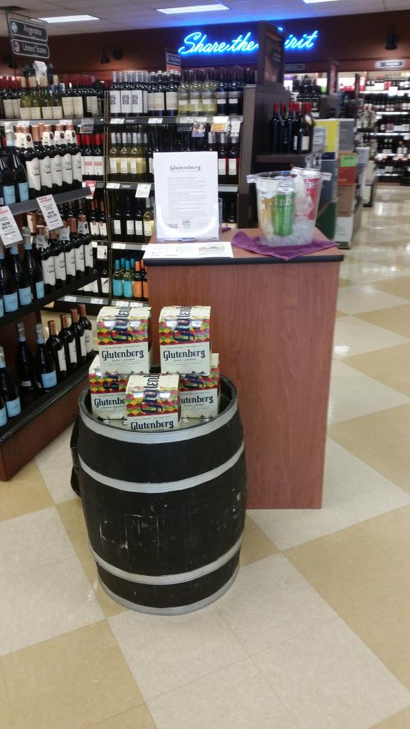 Glutenberg tasting Oct 8th from 3-7 @ Dunbar and 16th BC Liquor Store. #glutenfree @UnTappedImports