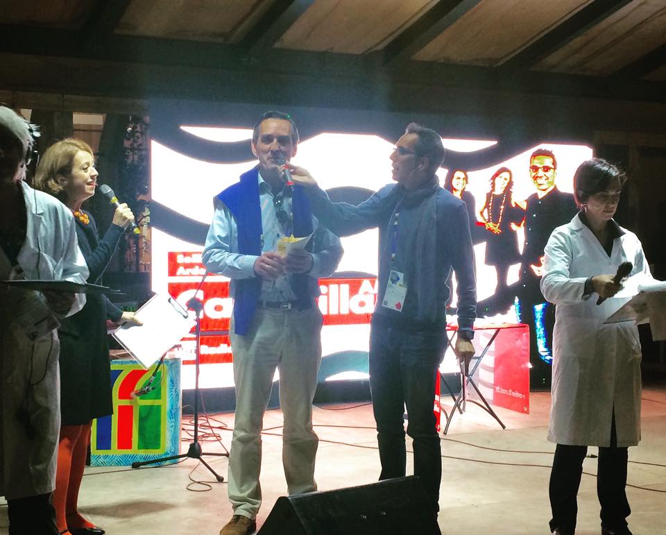 BeExpo2015's tweet photo. Today Rai Radio2 is at our pavilion for a live emission of their show 'Caterpillar'. #Expo2015 http://t.co/CSd8v0n4yp