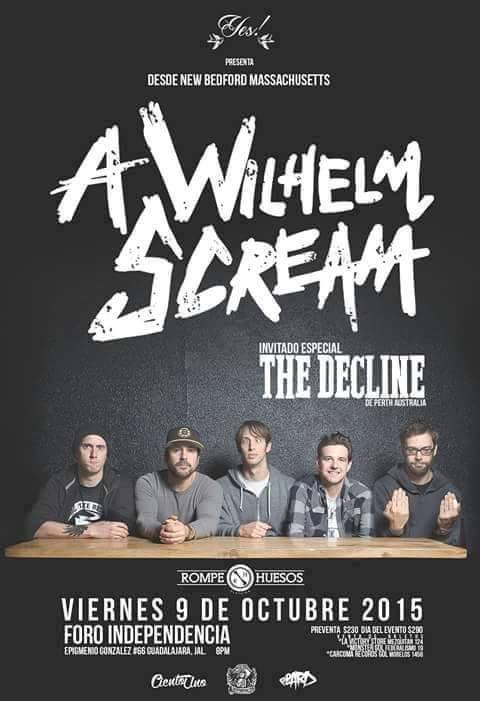 contrafm's tweet photo. Mañana A Wilhelm Scream y The Decline en el Foro Independencia #GDL http://t.co/YdGT88wfCK http://t.co/LcltEs2G1W