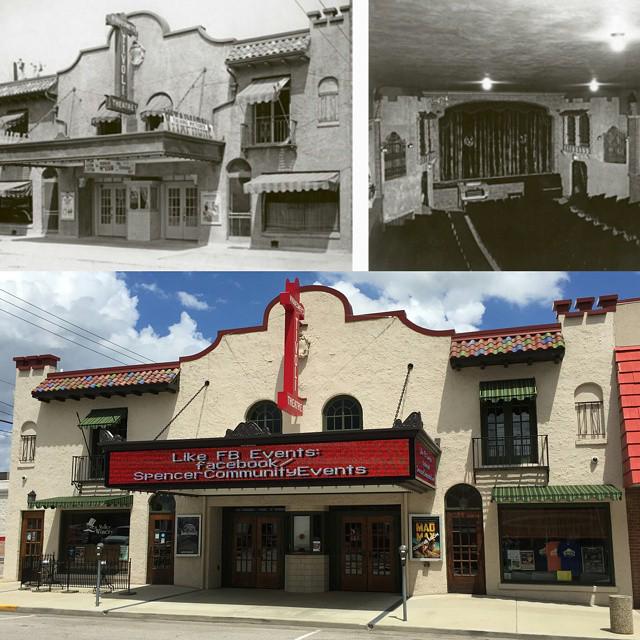 INTorchRelay's tweet photo. #Stop32 Thing to See: @spencertivoli, opened in 1928, was completely updated in 2013! A must visit! #92counties http://t.co/RXUUg3u1wK