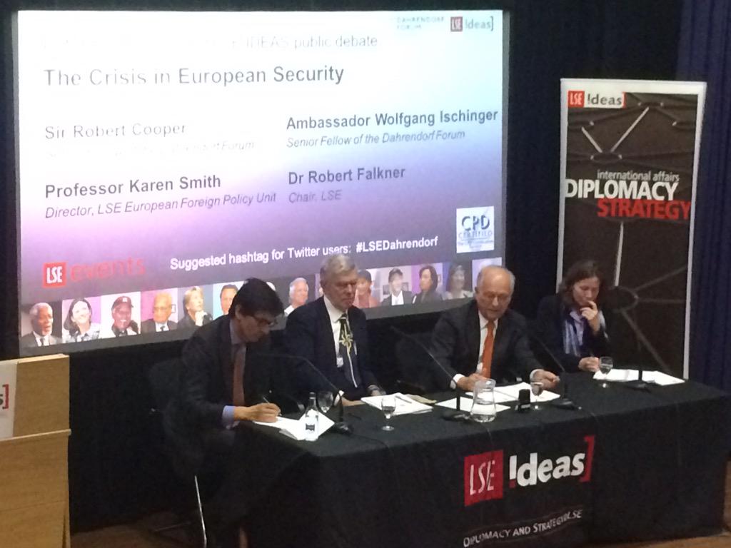 The current crisis is not only about Crimea or Ukraine. It's about a changing status quo #LSEDahrendorf http://t.co/W2WTId0phH