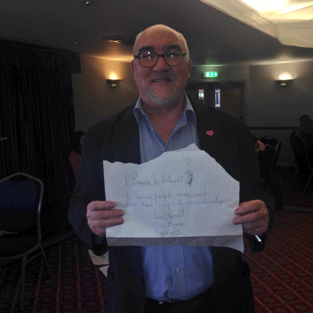 13 City leaders listened to lesser heard young people &amp; made promises - thank you for coming to #SeldomHeardSalford!