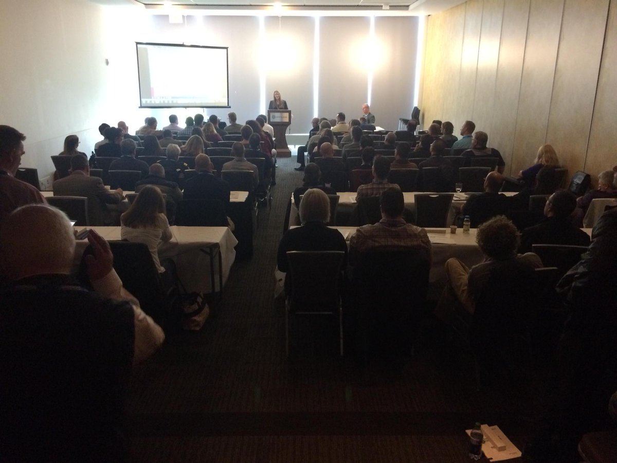 markkachmar's tweet photo. Standing room only at packed breakout sessions @Intergraph conference in Edmonton #icanuc http://t.co/XJ9iECJujS