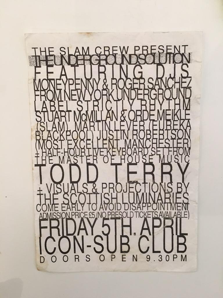 SubClub's tweet photo. #TBT #ThrowbackThursday to #1991 @SLAMdjs @djrogersanchez @submeisterG @SubClub https://t.co/znH3Jrh2zy #Glasgow http://t.co/4WSAR8BV3E