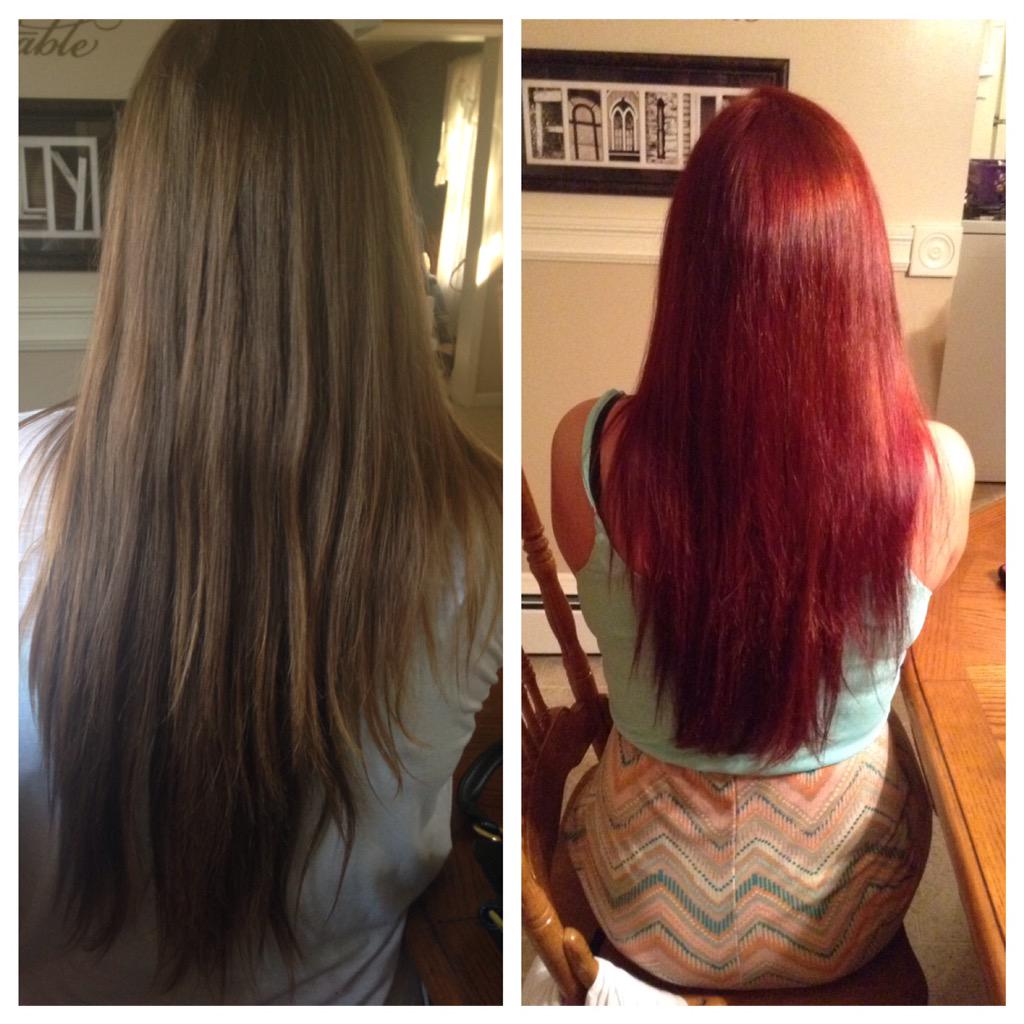 5acampbell23's tweet image. I&apos;m a red head now #WhatOfIt #FallChange
