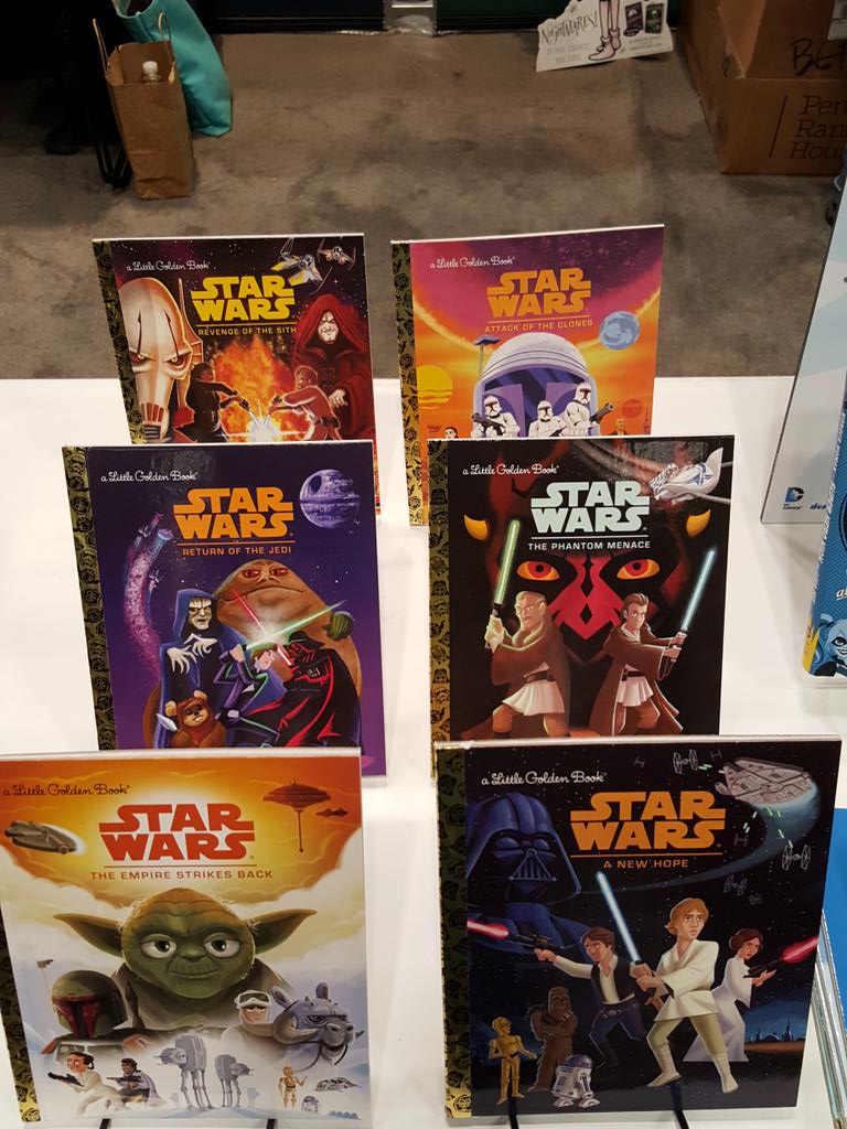 StarWarsByRHW's tweet photo. When you visit us at #Booth2205 be sure to come get these amazing Little Golden books from  @randomhousekids http://t.co/Yi8kmSDRMX
