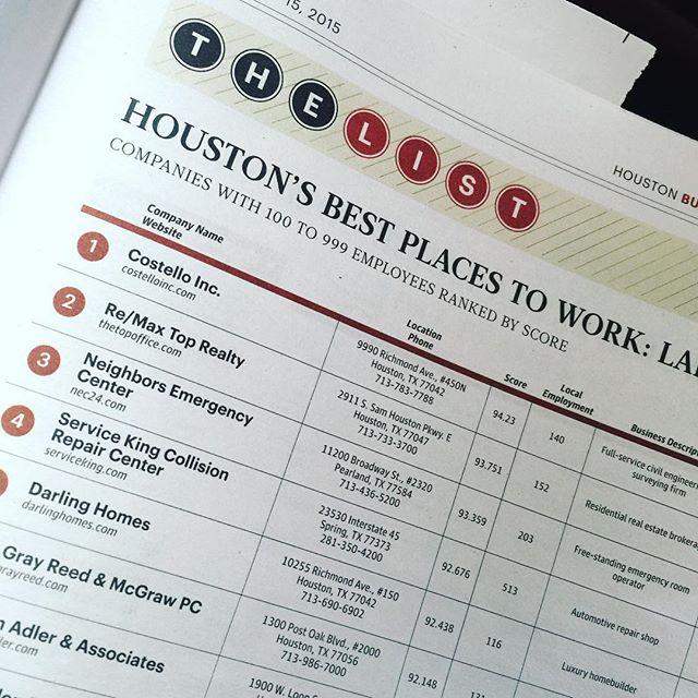 captainwhogives's tweet photo. Congrats to all the #REMAX #TOPREALTY agents in #Houston! #2 Best Work Place in Houston by @HouBizJournal #HBJBPTW http://t.co/ppgLHeabtE