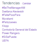 CaTCrIs555's tweet photo. @AbrahamMateoMus  SOMOS aún TT #1° ECUADOR con #AbrahamMateoEnElTR3CE #BeTheManagerAM 
GRACIAS FAMILIA<=
Sí q vales http://t.co/zmzgubDZAn
