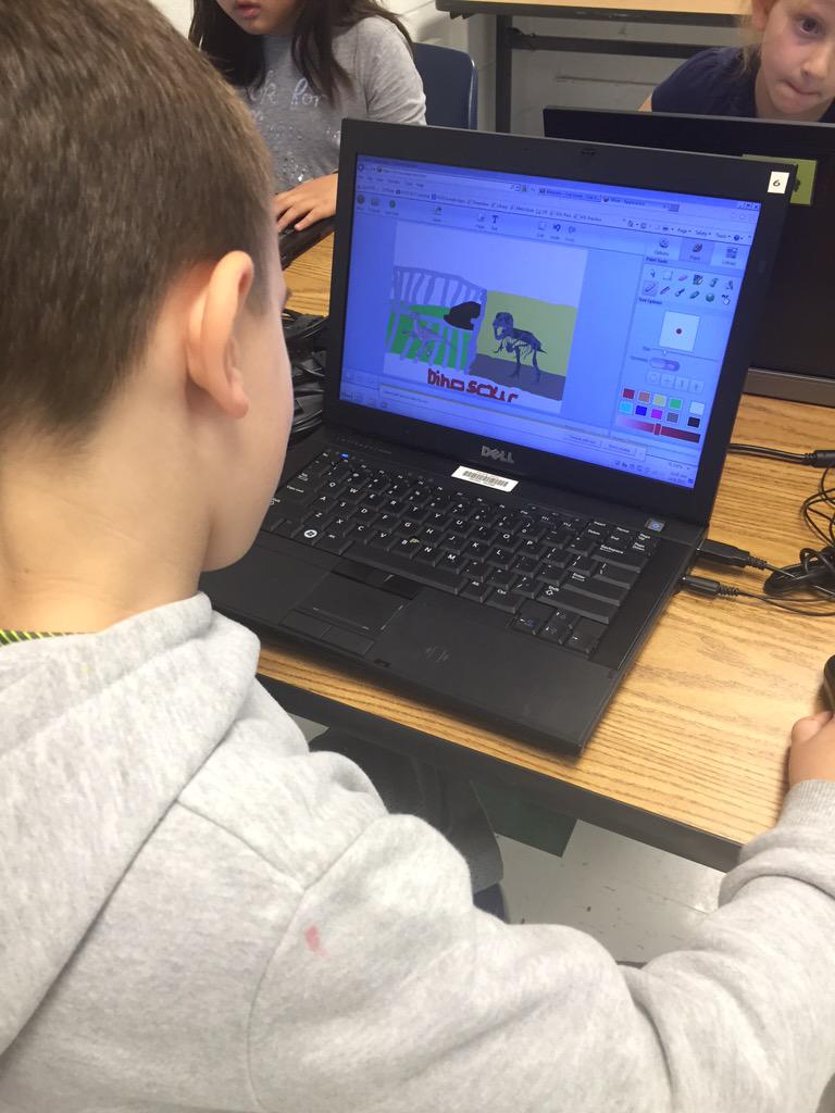 CCTlab's tweet photo. 2nd graders exploring and creating with Wixie. #cctlab http://t.co/xVkolDpxkH
