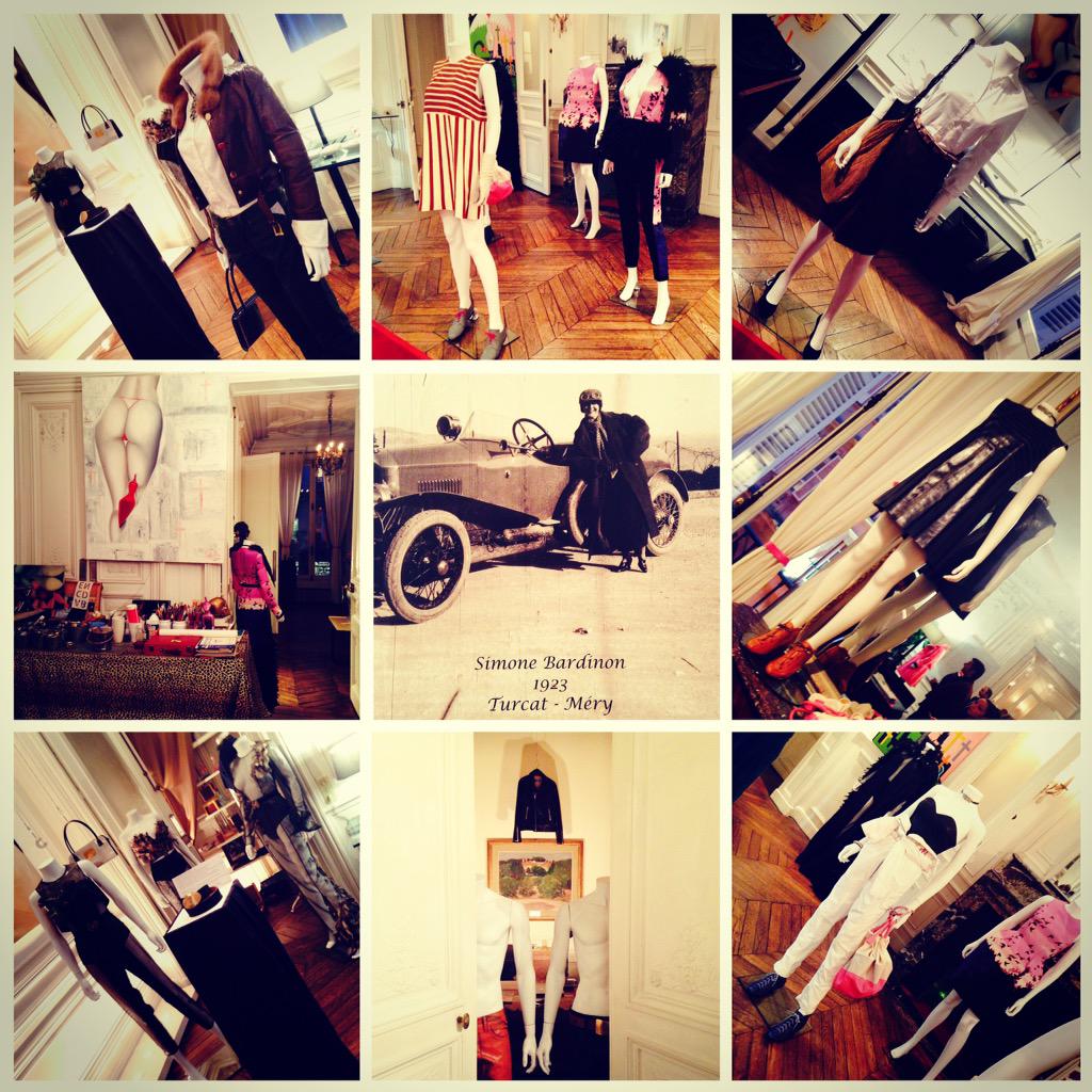 Waenoni's tweet photo. @BlogCarsPassion La femme élégante et sensuelle selon @Chapal1832, #LeaGarance et #Kdom #PFW http://t.co/qUmZXp2Svn