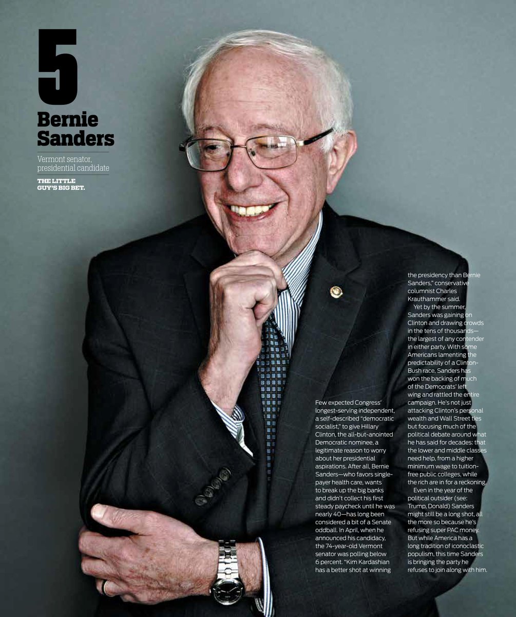 .<a href="/nigelparryphoto/">Nigel Parry</a>'s portrait of #BernieSanders in Sept/Oct issue of <a href="/politicomag/">POLITICO Magazine</a>. Read bit.ly/1FV4K2r