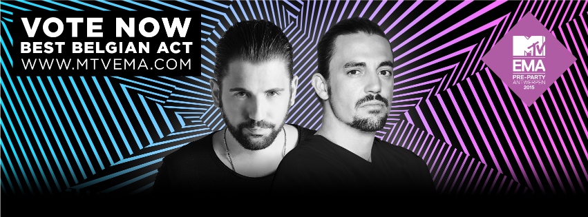 smashthehouse's tweet photo. Don't forget to Vote for @dimitrivegas @likemike on the #MTVEMA's as Best Belgian Act! 👊 http://t.co/Wb4AfnJLJY http://t.co/rh3KDmTUPr