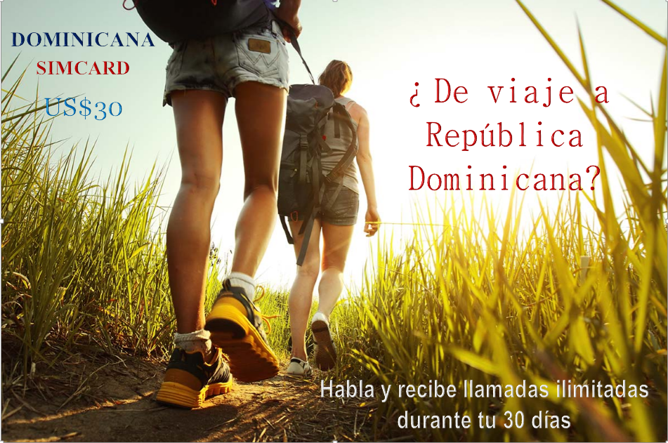 DomSimcard's tweet image. Si vas de viaje a República Dominicana habla sin límite de tiempo 24 horas 7 días a la semana. No pagues Roaming!