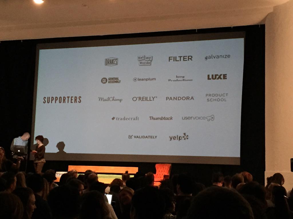 HiMyNameIsMarek's tweet photo. Representing @Slalom_SF at #Manifesto411 #designingforgrowth #grandtheater http://t.co/4SUlXWUVnK