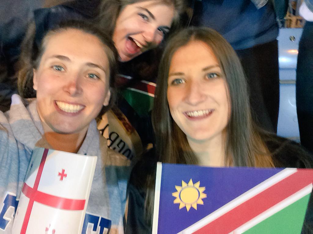 kjscoots's tweet photo. #RWC2015 #EUWRFC loving life! Can't thank you enough @rishibaj πππ http://t.co/TQD3oslEr0