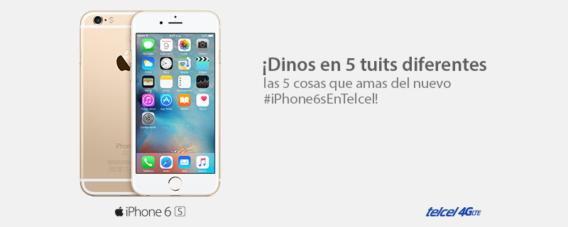 Telcel's tweet photo. Va RT y segundo reto #iPhone6sEnTelcel. ¡Si eres fan de iPhone no tendrás problemas en contestar! http://t.co/oBrQdhnEye