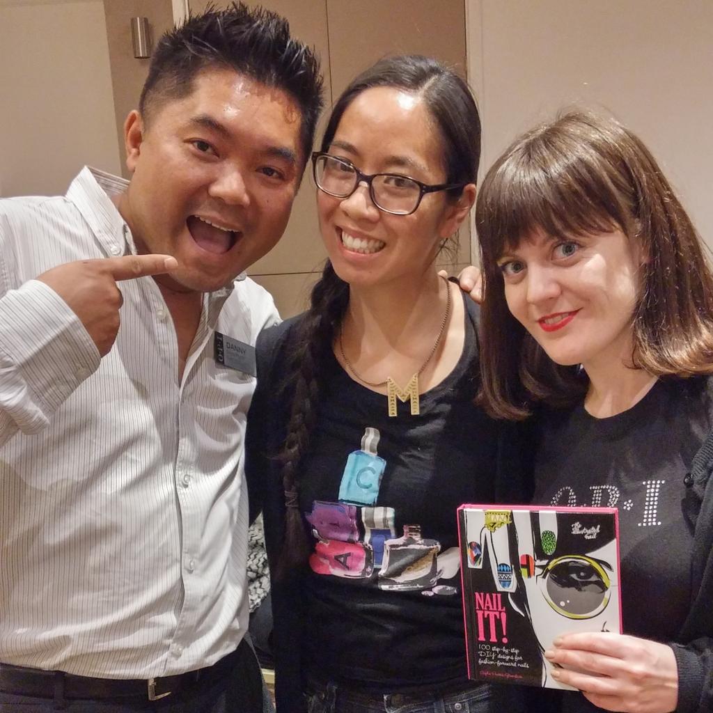 nailsbymets's tweet photo. Awesome day at the #OPITrendTour with @Danny_Phung and @IllustrateNail π
π
π
π
https://t.co/H65SQh4xm2 http://t.co/qaOpY54jZW
