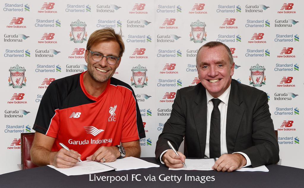 daiIybriefing's tweet photo. Jürgen Klopp is now officially the manager of Liverpool Football Club. (@LFC) http://t.co/IdG25fMR1P