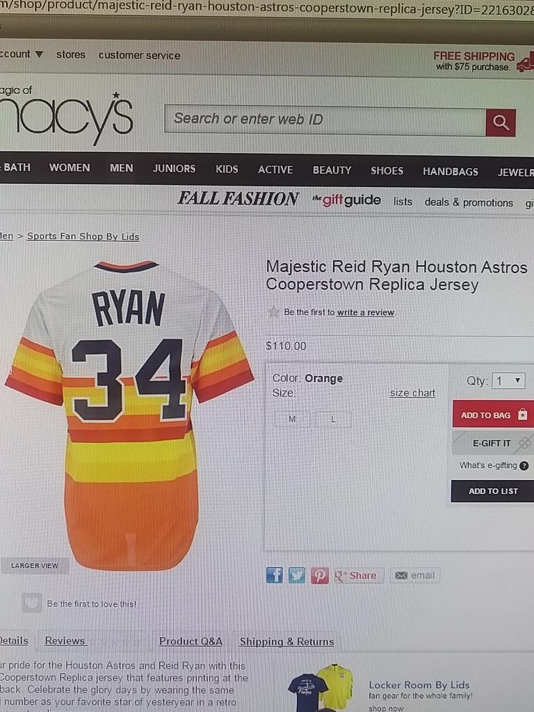 taylorcedwards's tweet image. Hey @robertreidryan thinking about getting your jersey! #macysfail #CrushCity @SportsMT @LanceZierlein @Macys