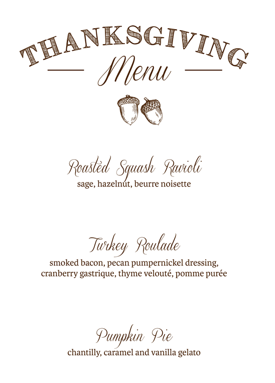 The perfect holiday selections.