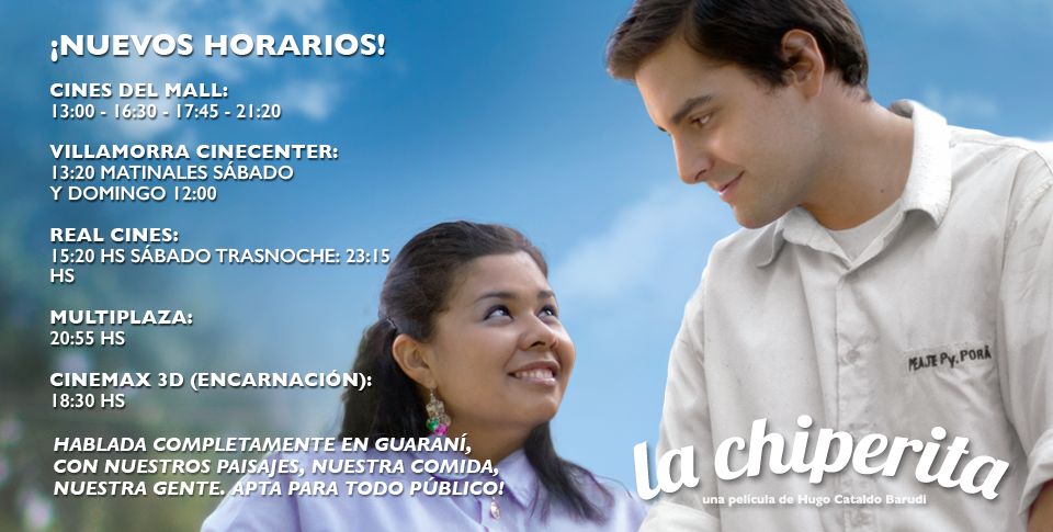 LaChiperitapy's tweet photo. Una película 100% nacional con sus últimas funciones y con nuevos horarios. ¿Que estás esperando? http://t.co/lKr055mHaX