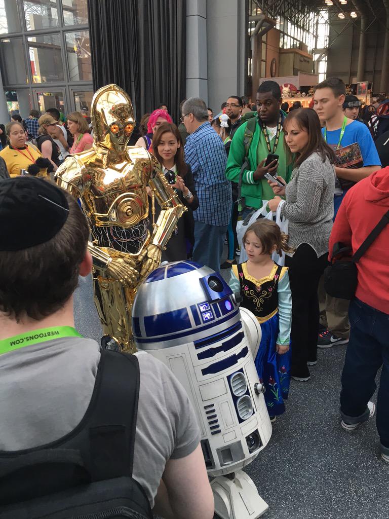 These droids don't look like the ones we are looking for. #NYCC2015