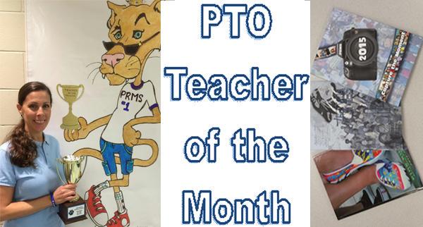 PRMPanthers's tweet photo. Congrats to Teacher of the Month, Mrs. Yarusevich, art teacher and yearbook sponsor! #PTOAward #CCPSProud http://t.co/X5RNFxRQC3
