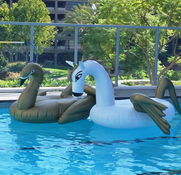 GoldSoulla's tweet photo. Cute AF Floaties #FLOATYOURBOATLA http://t.co/fIXLl3u2pw