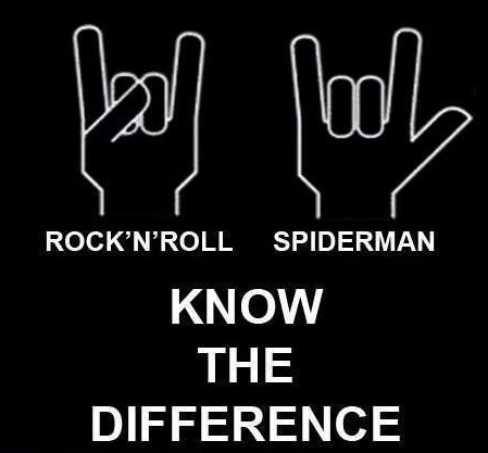 my98rock's tweet photo. Know the difference between rock'n roll and spiderman.  #my98rock #chsradio http://t.co/VE7Z22GuNC