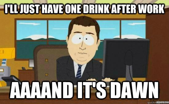 But it's Thirsty Thursday, why not?  #letsparty