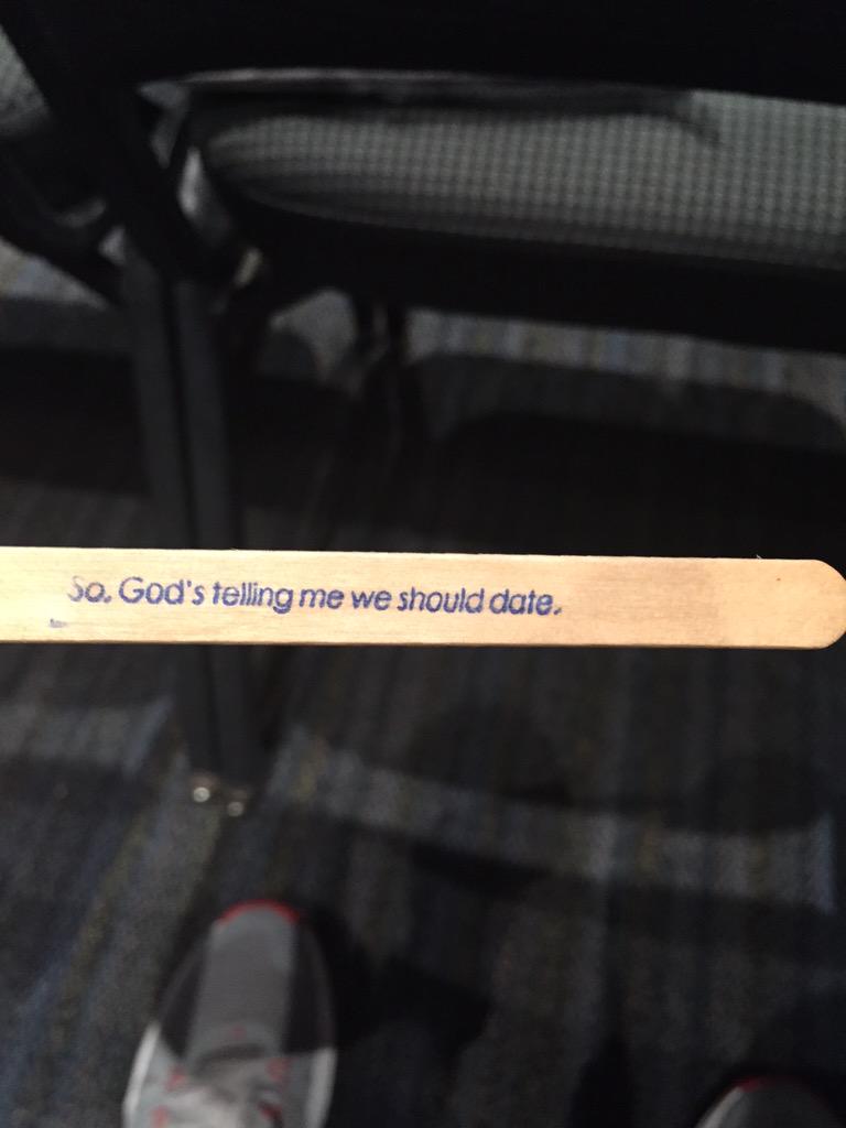 tedthulin's tweet photo. #CMPickUpSticks @ChristianMingle http://t.co/6JdMgu3eIE