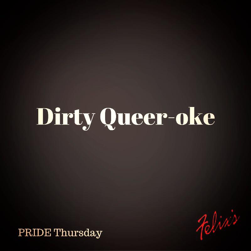 Dirty Queer-oke, with dirty dirty giveaways!