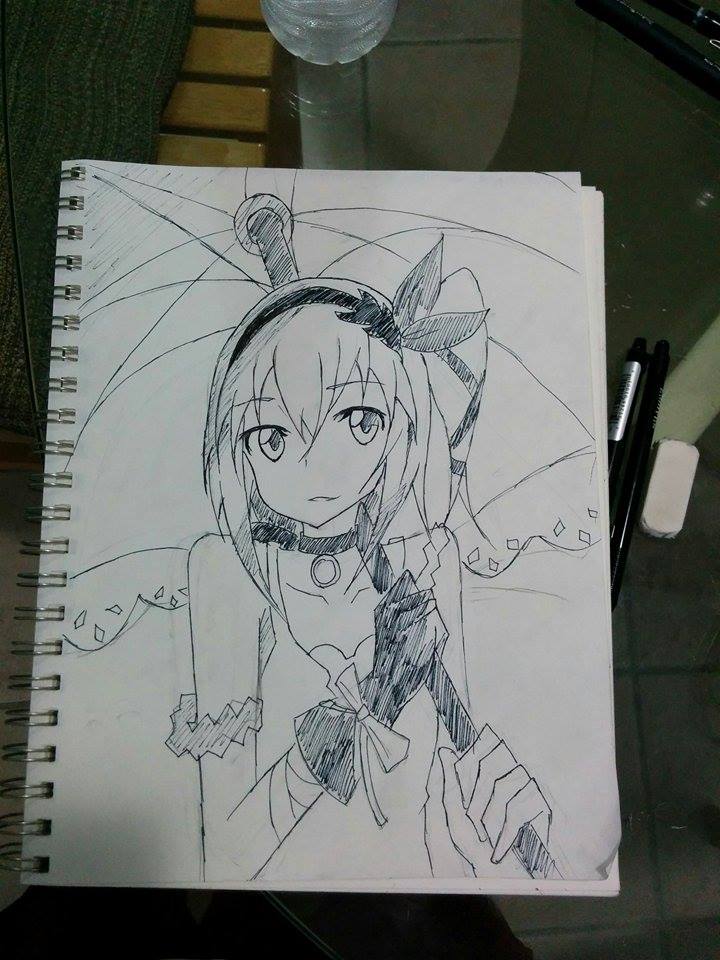 Drew Edna from Tales of Zestiria for this #inktober 